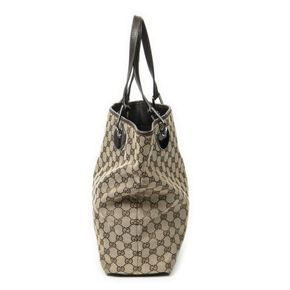 Gucci Eclipse Tall Tote Beige/dark Brown GG Canvas AB