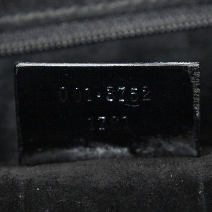 Gucci Lucite Handle Hobo Black GG Canvas A