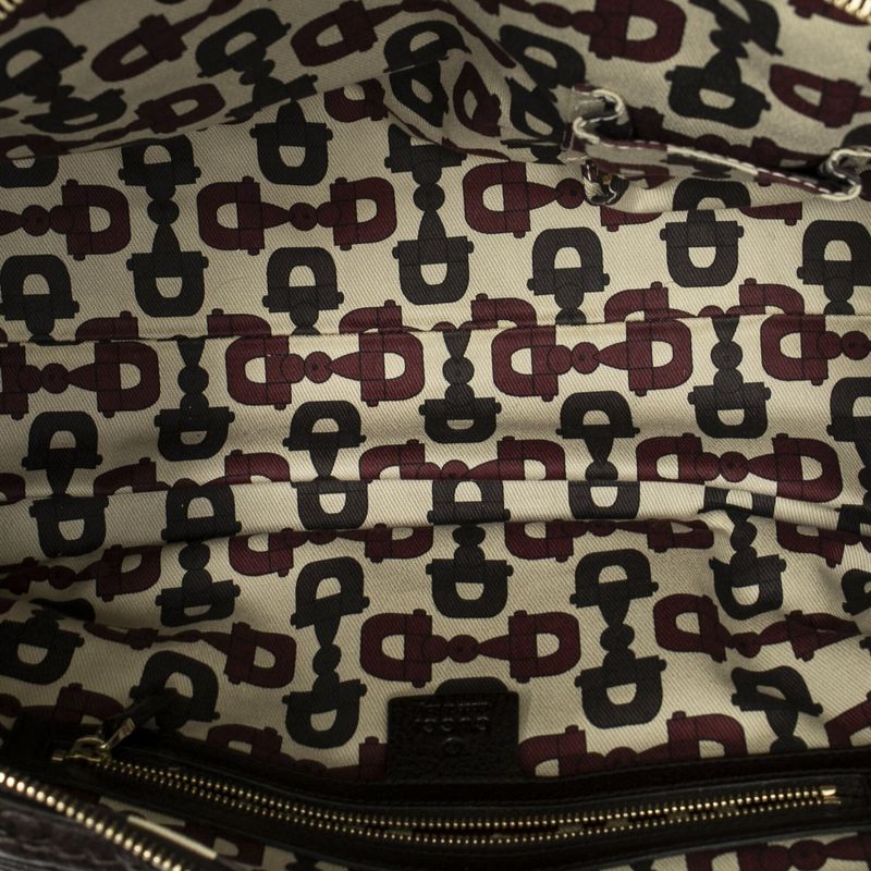 Gucci Mini Bowler Bag Dark Brown Guccissima A