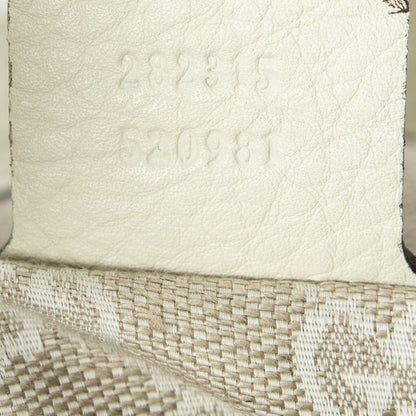 Gucci Medium Diana Bamboo Hobo Ivory Grained Calfskin Leather A