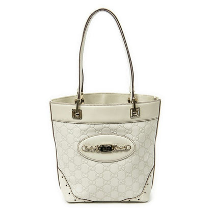 Gucci Small Punch Tote Ivory Guccissima A