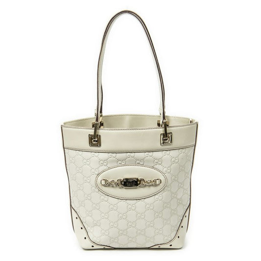 Gucci Small Punch Tote Ivory Guccissima A