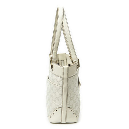 Gucci Small Punch Tote Ivory Guccissima A