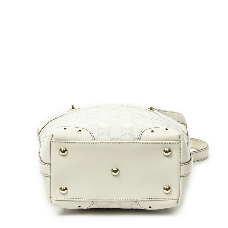Gucci Small Punch Tote Ivory Guccissima A