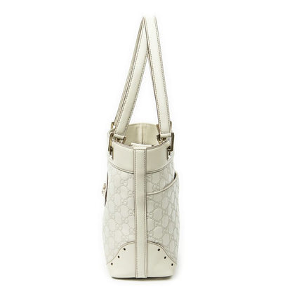 Gucci Small Punch Tote Ivory Guccissima A