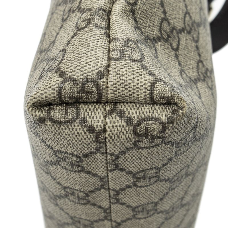 Gucci Anagram Slip Pocket Messenger Beige/dark Brown Supreme PVC Canvas A