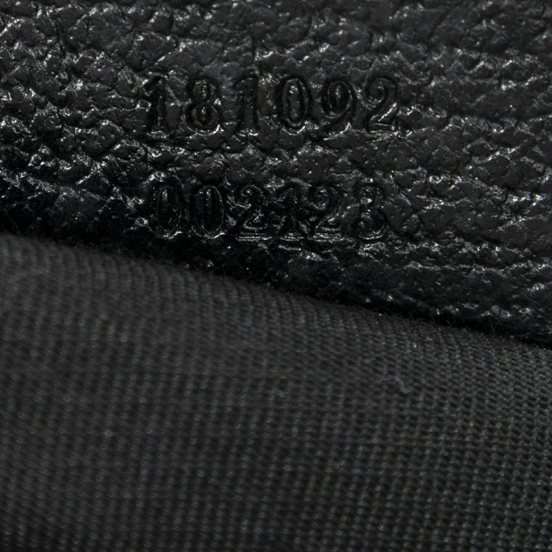 Gucci Half Moon Zip Messenger Black GG Canvas A