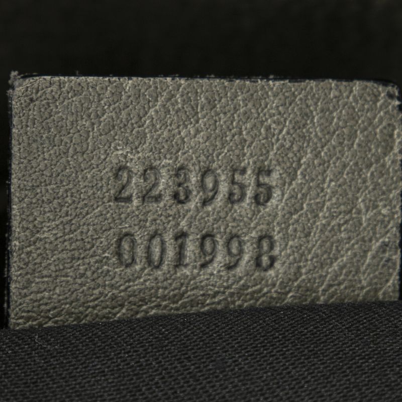 Gucci Large New Pelham Hobo Grey Guccissima A