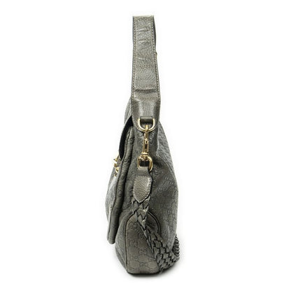 Gucci Large New Pelham Hobo Grey Guccissima A
