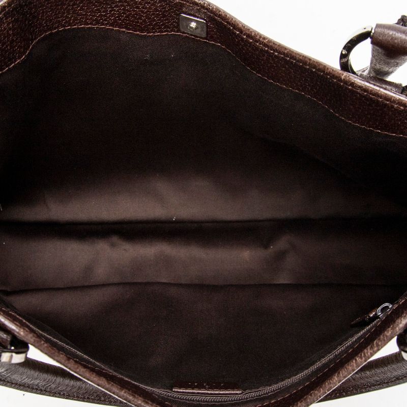 Gucci Tote Bag Beige/dark Brown GG Canvas A