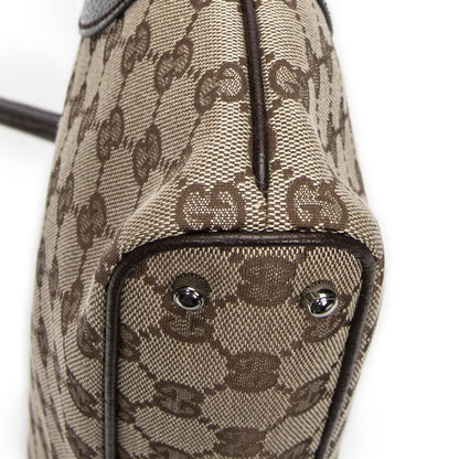 Gucci Tote Bag Beige/dark Brown GG Canvas A
