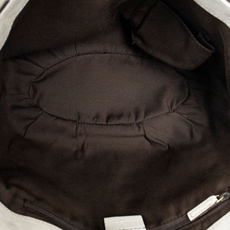 Gucci Small Dring Bucket Tote White/beige GG Canvas A