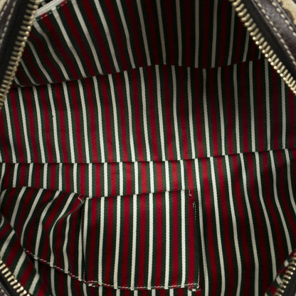 Gucci Brit Satchel Bag Brown/beige GG Canvas A