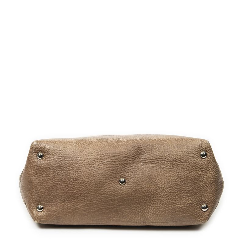 Gucci Large Ribecchio Sunset Tote Brown Red Orange Monogram Straw Ribecchio