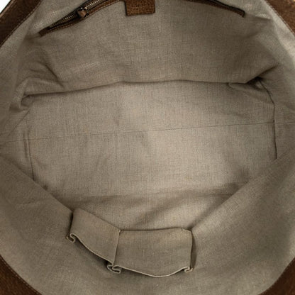 Gucci Large Ribecchio Sunset Tote Brown Red Orange Monogram Straw Ribecchio