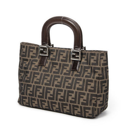 Fendi Small FF Open Tote Tan/brown Zucca Canvas A