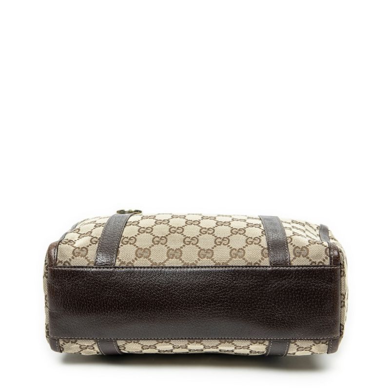 Gucci Abby Boston Beige/brown GG Canvas AB