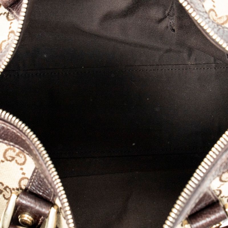 Gucci Abby Boston Beige/brown GG Canvas AB