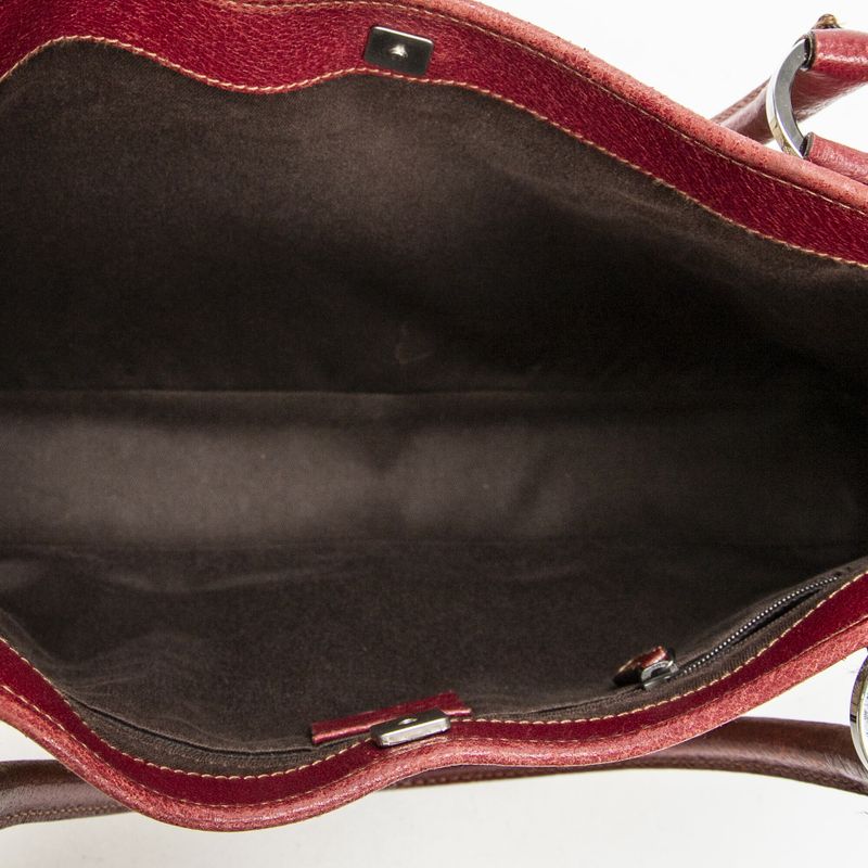 Gucci Tote Bag Beige/red GG Canvas AB