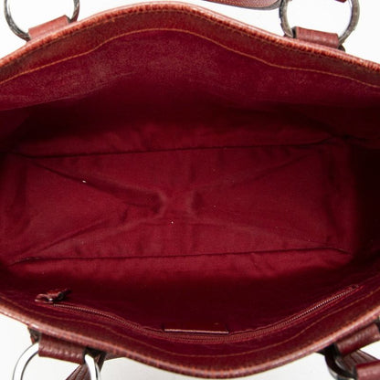 Gucci Shoulder Tote Red GG Canvas AB