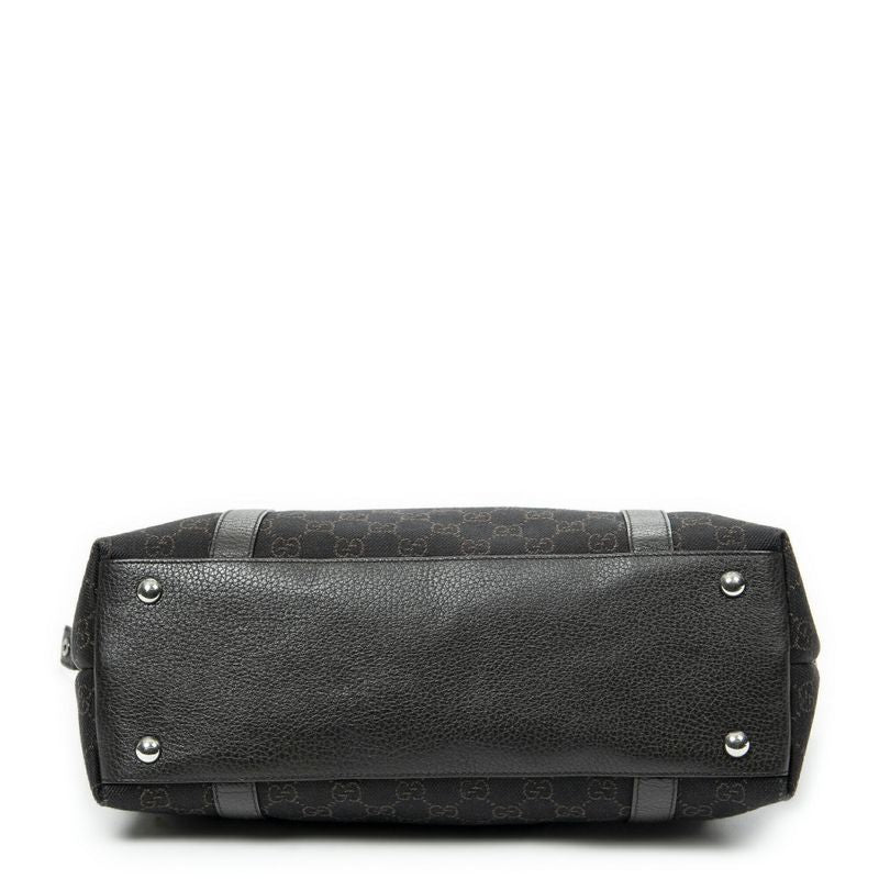 Gucci Abby Tote Brown GG Denim Canvas A