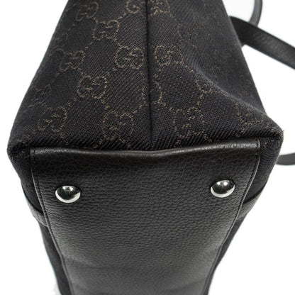 Gucci Abby Tote Brown GG Denim Canvas A