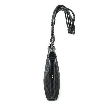 Gucci Bree Crossbody Bag Black GG Canvas A