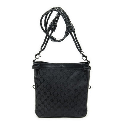 Gucci Bree Crossbody Bag Black GG Canvas A