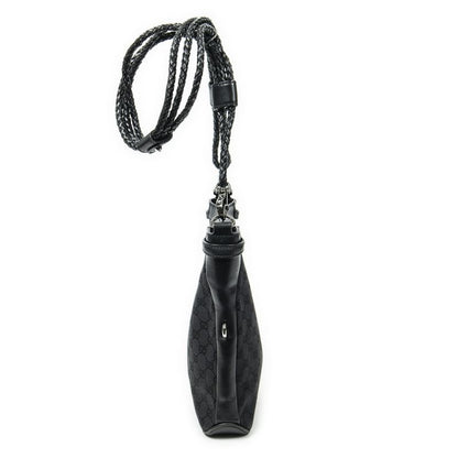 Gucci Bree Crossbody Bag Black GG Canvas A