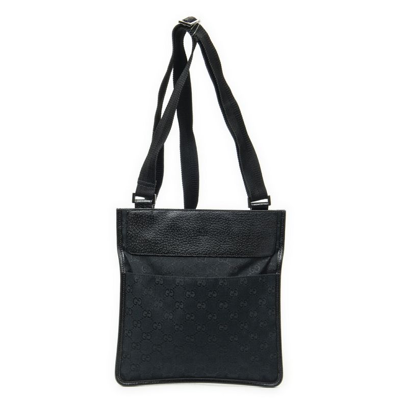 Gucci Small Messenger Black GG Canvas A
