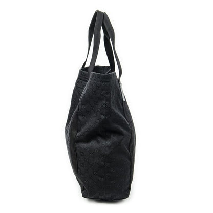 Gucci Web Open Shopper Black GG Canvas A