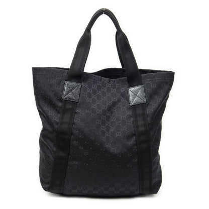 Gucci Web Open Shopper Black GG Canvas A