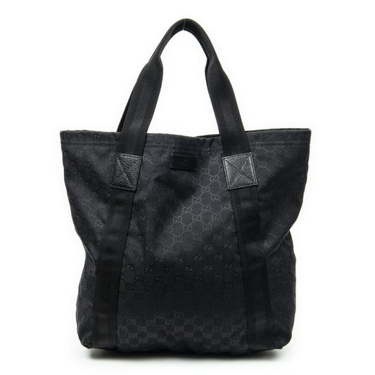 Gucci Web Open Shopper Black GG Canvas A