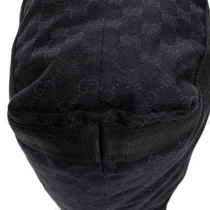 Gucci Web Open Shopper Black GG Canvas A