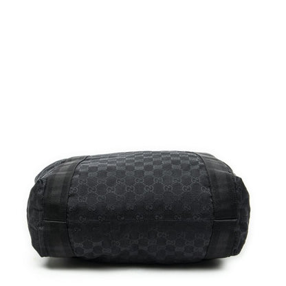 Gucci Web Open Shopper Black GG Canvas A