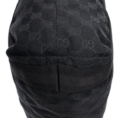 Gucci Web Open Shopper Black GG Canvas A