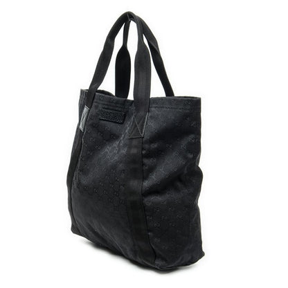 Gucci Web Open Shopper Black GG Canvas A