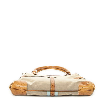 Gucci Web Rains Hobo Beige/brown Canvas AB