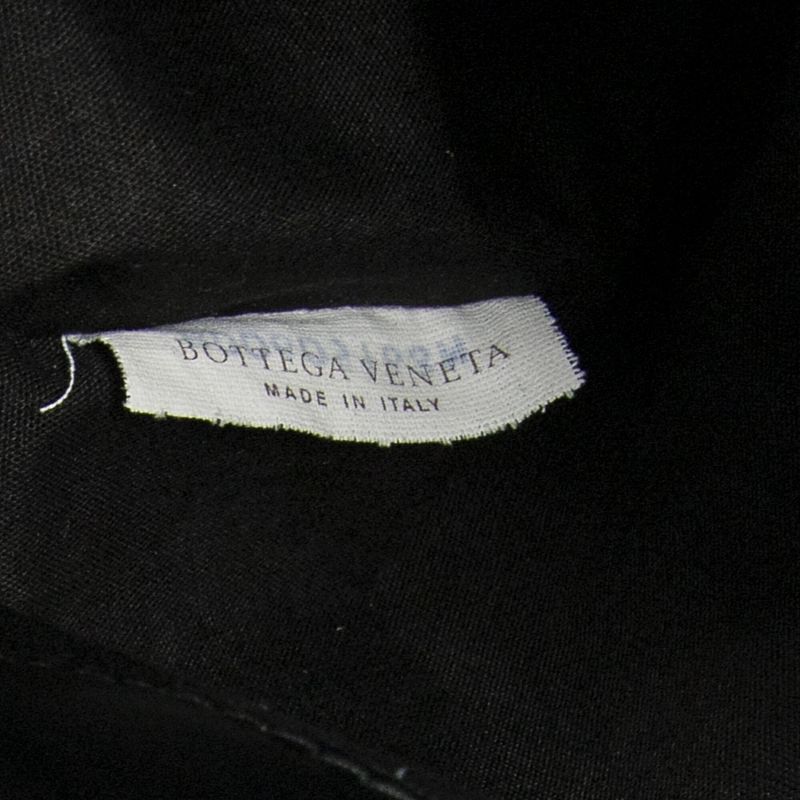 Bottega Veneta Envelope Briefcase Black Intrecciato Leather AB