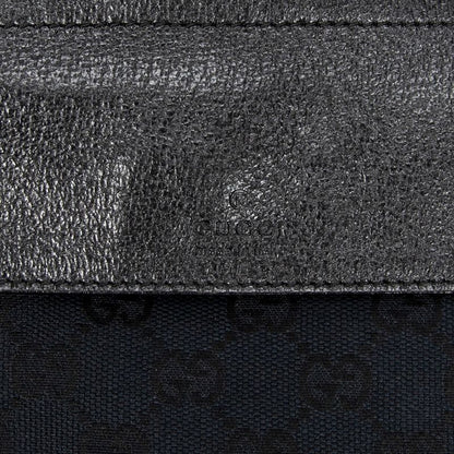 Gucci Waist Pouch Black GG Canvas A