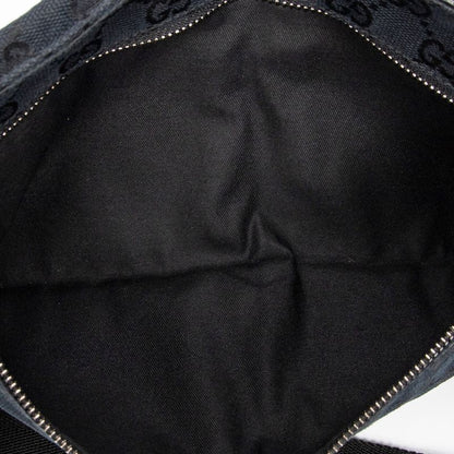 Gucci Waist Pouch Black GG Canvas A
