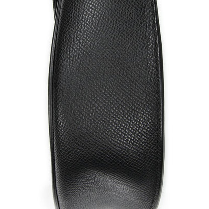 Celine Flap Crossbody Bag Black Grained Leather A