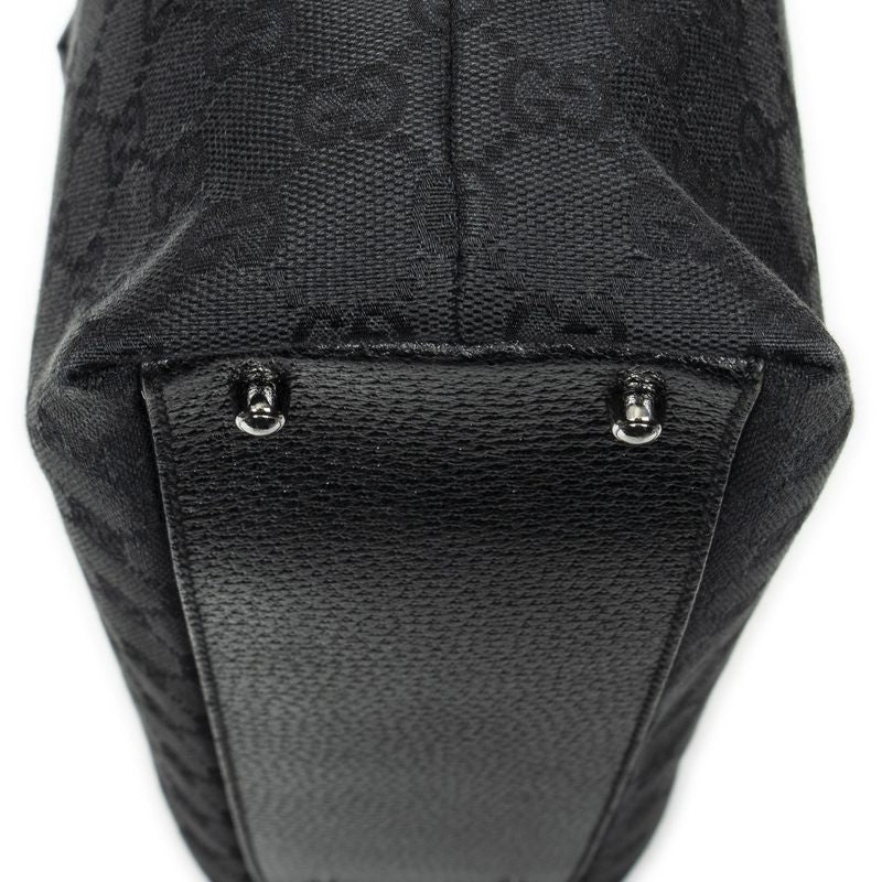 Gucci Small Boston Black GG Canvas A