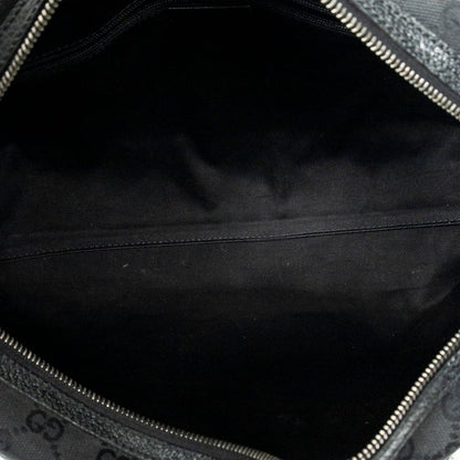 Gucci Small Boston Black GG Canvas A