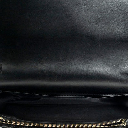 Gucci Signature Bow Chain Wallet Black Guccissima A