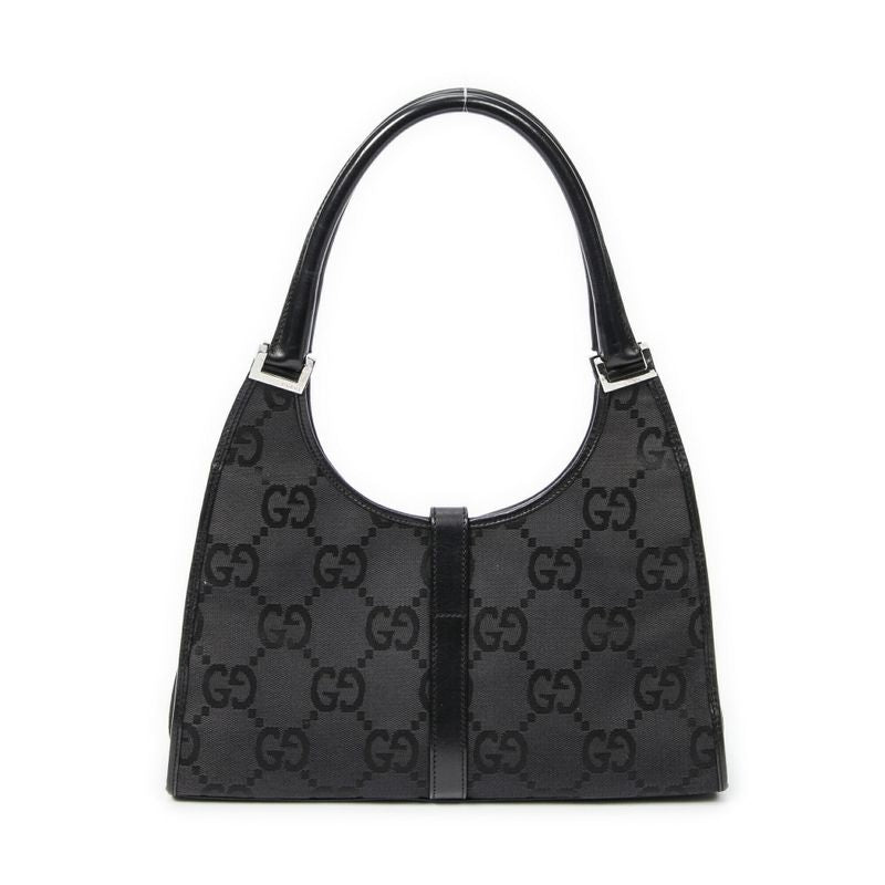 Gucci Jackie Hobo Black Jumbo GG Canvas A
