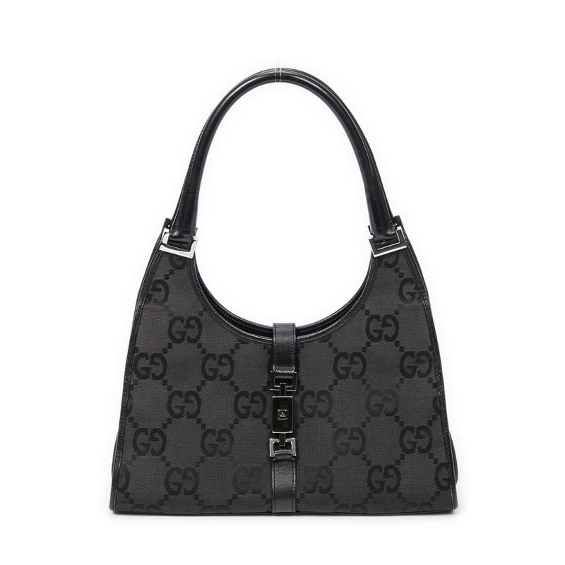 Gucci Jackie Hobo Black Jumbo GG Canvas A