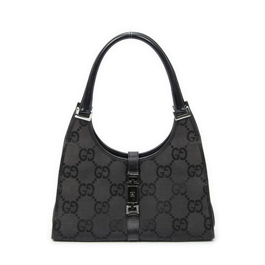 Gucci Jackie Hobo Black Jumbo GG Canvas A