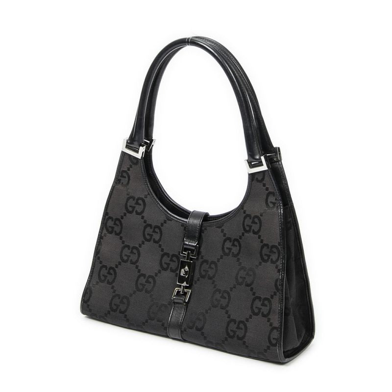 Gucci Jackie Hobo Black Jumbo GG Canvas A