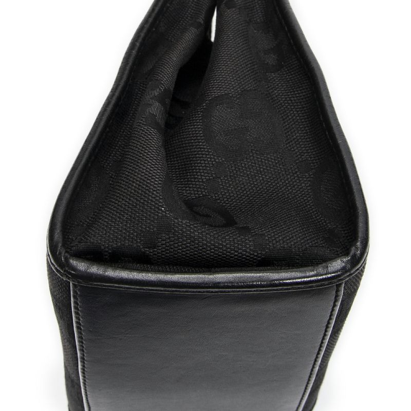 Gucci Jackie Hobo Black Jumbo GG Canvas A